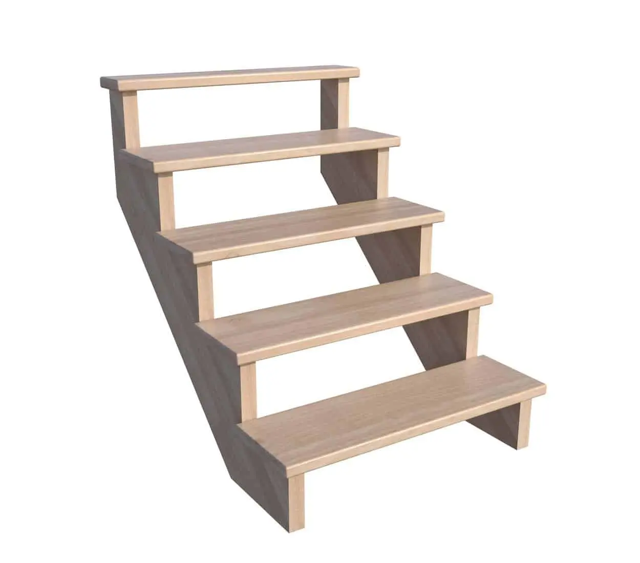 escalier à l'anglaise bois
