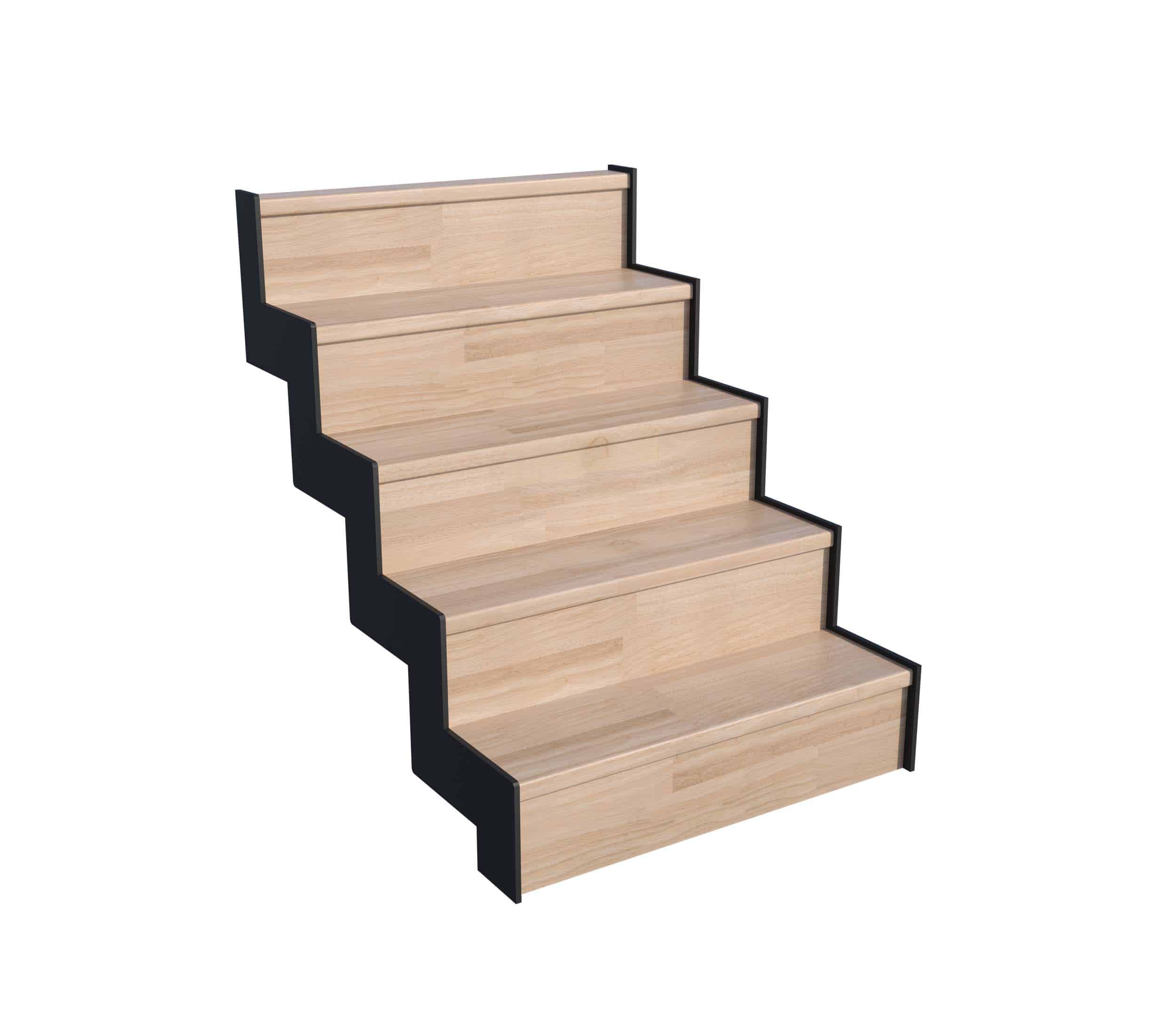 escalier à la française limons crémaillère métal