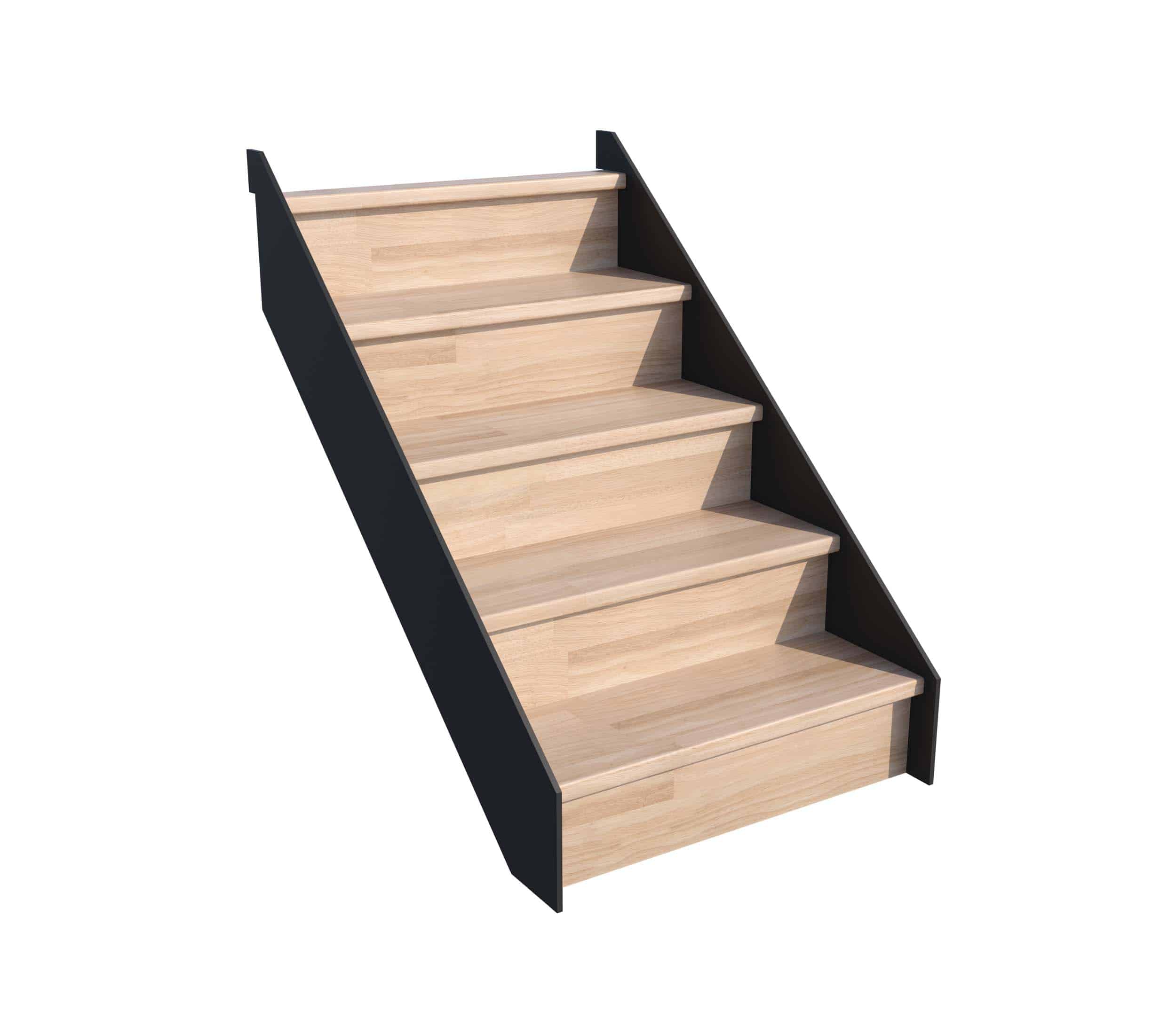 escalier à la française limons traditionnels métal